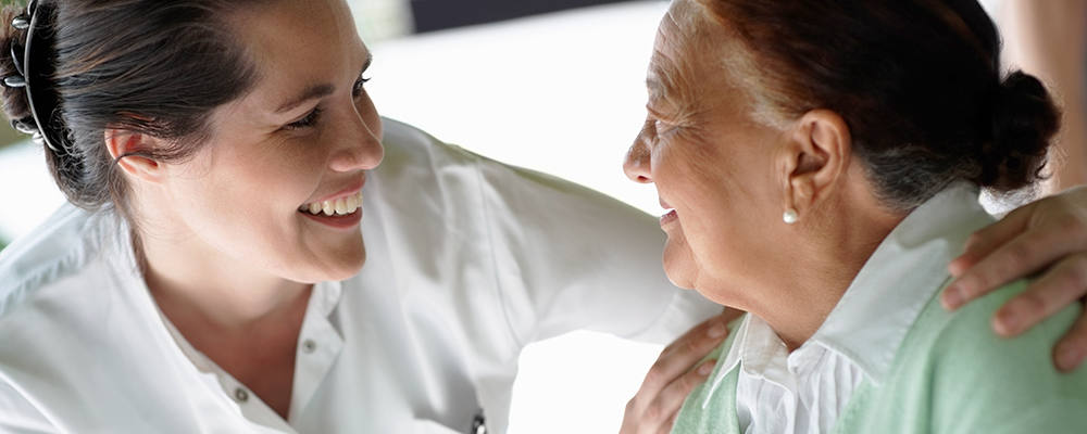 nurse and patient