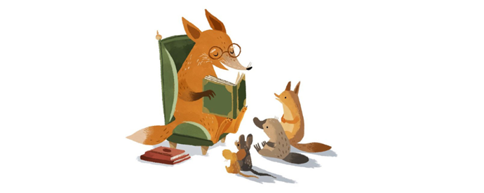 Illustration för språkslingan.